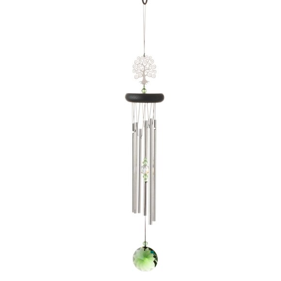 WOODSTOCK CHIMES Crystal Tree of Life 19'' Decor Designs Wind Chimes for Outdoor - Picture 4 of 6